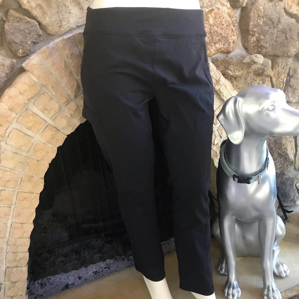 Duluth Trading Company Cargo Black Pull On Pants Women’s Size XL x 29 - Picture 5 of 8
